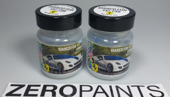Ferrari/Maserati Bianco Fuji 2 lahvičky za cenu jedné - viz. foto - Zero Paints
