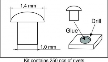 Rivet 1,4mm – kopie