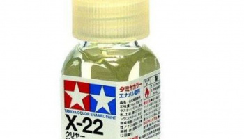 Tamiya Acrylic Mini XF86 Flat Clear 10ml Bottle