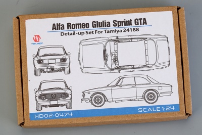 Alfa Romeo Giulia Sprint GTA Detail-up Set For T (24188) 1/24 - Hobby Design