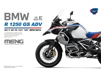 BMW R 1250 GS ADV 1:9 (Pre-Coloured Version) - Meng Model