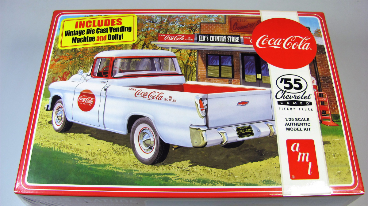 Chevy Cameo Pickup Truck 1955 Coca-Cola - AMT 