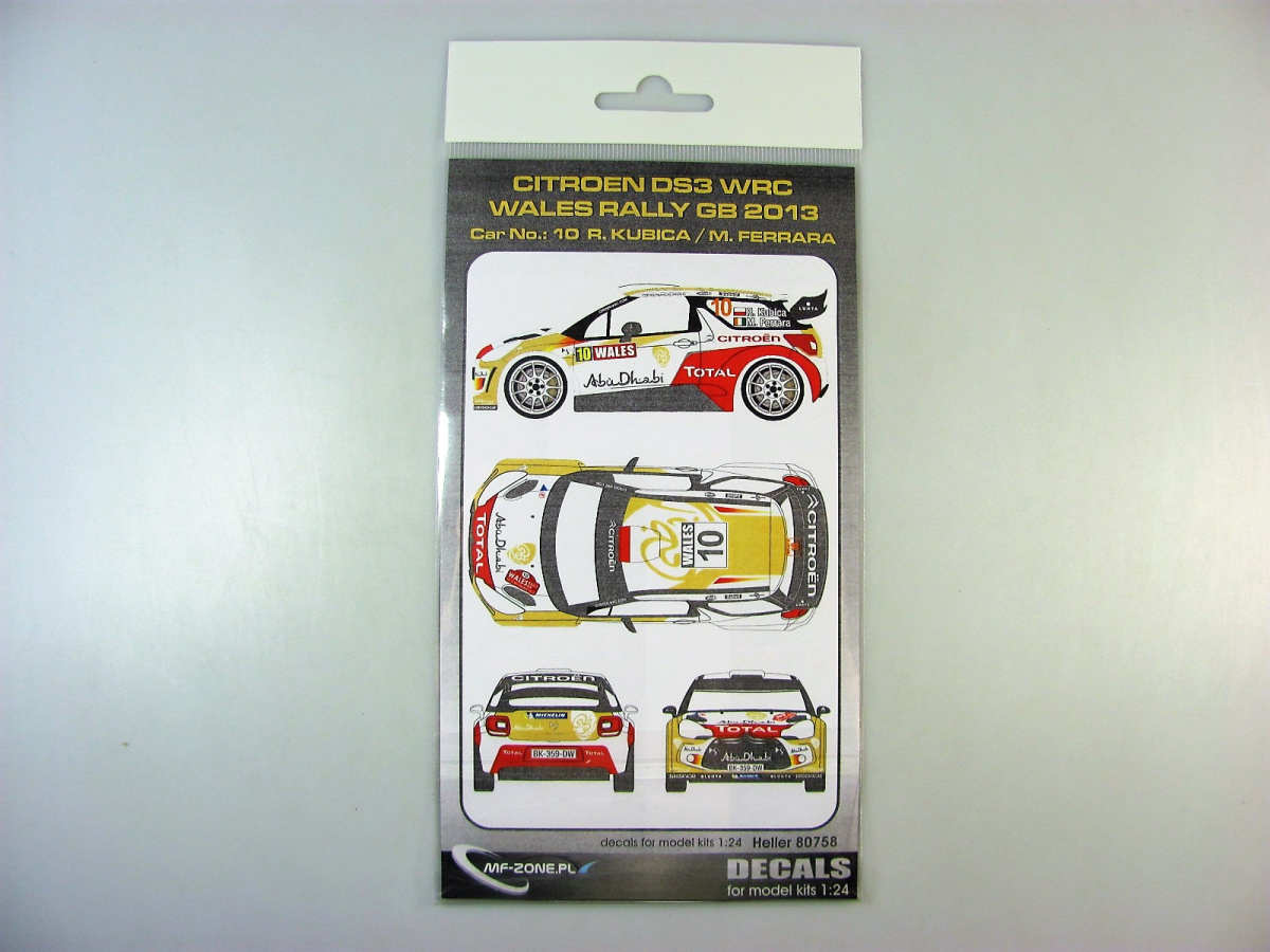 Citroen DS3 WRC (80758) en 1:24 - Heller