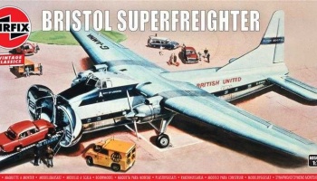 Classic Kit VINTAGE letadlo A05002V - Bristol Superfreighter (1:72) - Airfix