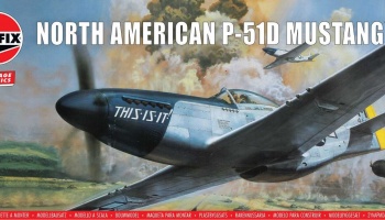 Classic Kit VINTAGE letadlo A14001V - North American P-51D Mustang (1:24) - Airfix