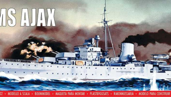 Classic Kit VINTAGE loď A03204V - HMS Ajax (1:600) - Airfix