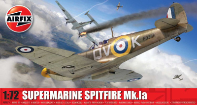 Classic Kit letadlo A01071C - Supermarine Spitfire Mk.Ia (1:72) - Airfix