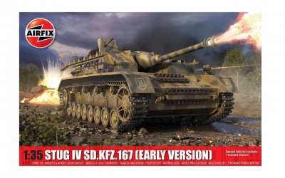 Classic Kit tank A1377 - Stug IV Sd.Kfz.167 (1:35) - Airfix