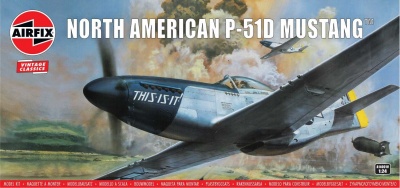 Classic Kit VINTAGE letadlo A14001V - North American P-51D Mustang (1:24) - Airfix