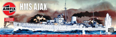 Classic Kit VINTAGE loď A03204V - HMS Ajax (1:600) - Airfix