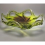 Czech Art Glass Bowl Mísa hutní sklo Milan Dobiáš for Chříbská, 1960s - Retro