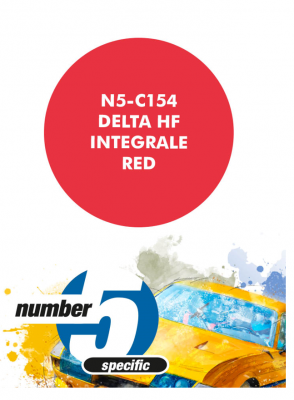 Delta HF Integrale Red  Paint for Airbrush 30 ml - Number 5