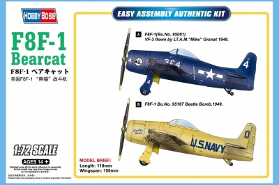 F8F-1 Bearcat 1:72 - Hobby Boss