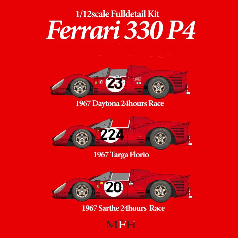 Ferrari 330 P4 [Open top] Fulldetail Kit - Model Factory Hiro