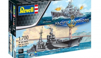 Gift-Set lodě 05644 - Pacific Warriors (1:700) - Revell