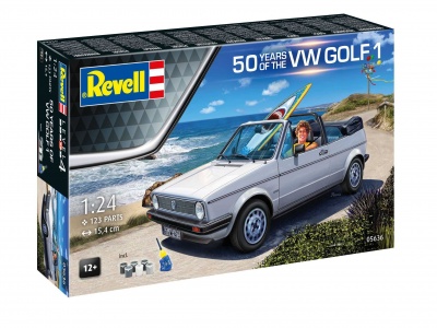 Gift-Set auto 05636 - 50 Years of the VW Golf 1 (1:24) - Revell