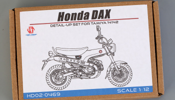 Honda Dax Detail-up Set For T (14142) 1/12 - Hobby Design