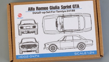 Alfa Romeo Giulia Sprint GTA Detail-up Set For T (24188) 1/24 - Hobby Design