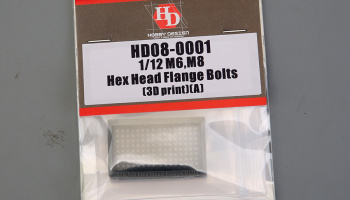 1/12 M6,M8 Hex Head Flange Bolts（3D print）(A) - Hobby Design