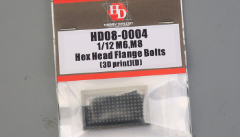 1/12 M6,M8 Hex Head Flange Bolts（3D print）(D) - Hobby Design