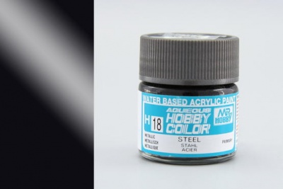 Hobby Color H 018 - Steel Mettalic 10ml - Gunze