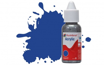 Humbrol barva akryl DB0025 - No 25 Blue - Matt - 14ml