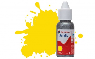 Humbrol barva akryl DB0069 - No 69 Yellow - Gloss - 14ml