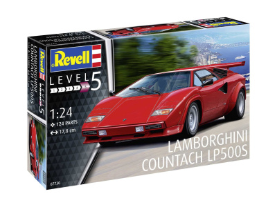 Lamborghini Countach LP500S (1:24) Plastic ModelKit auto 07730 - Revell