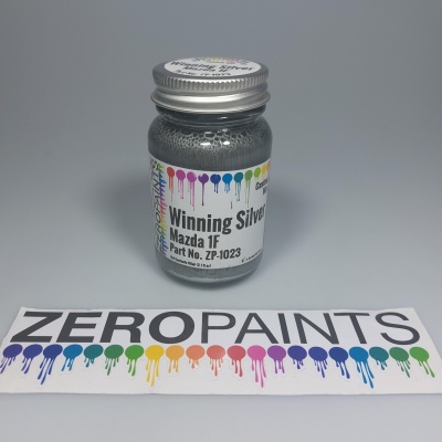 Mazda 1F Winning Silver Metallic 60ml  - Zero Paints