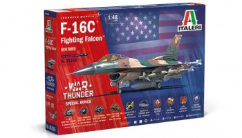 Model Kit War Thunder letadlo 35105 - F-16C Fighting Falcon (1:48) - Italeri