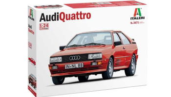 Audi Quattro (1:24) Model Kit auto 3671 - Italeri