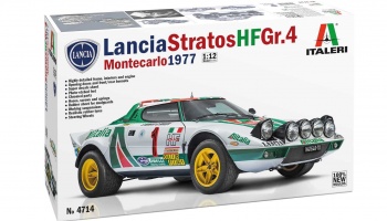 Model Kit auto 4714 - Lancia stratos HF Gr.4 (1:12) - Italeri – kopie