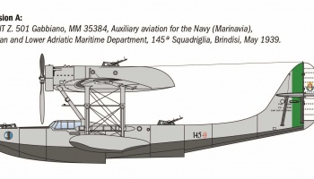 Model Kit letadlo 0112 - CANT Z-501 Gabbiano (1:72) - Revell