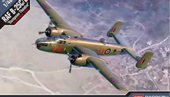 Model Kit letadlo - RAF B-25C/D "European Theatre" (1:48) - Academy