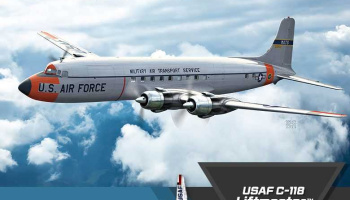 Model Kit letadlo 12634 - USAF C-118 Liftmaster (1:144) - Academy