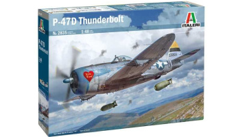 Model Kit letadlo - P-47D Thunderbolt (E.T.O.) (1:48) - Italeri