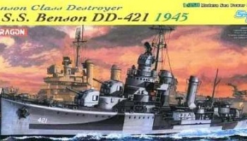 Model Kit loď 1032 - U.S.S Benson DD (1:350) - Dragon