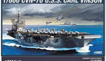 Model Kit loď 14209 - USS CARL VINSON (1:800) - Academy