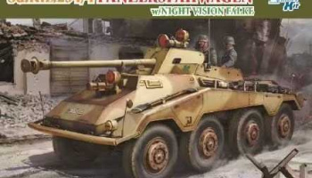 Model Kit military 6836 - Sd.Kfz.234/4 w/NIGHT VISION FALKE (1:35) - Dragon