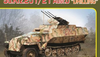 Model Kit military 6862 - Sd.Kfz.251/21 Ausf.D DRILLING (1:35) - Dragon