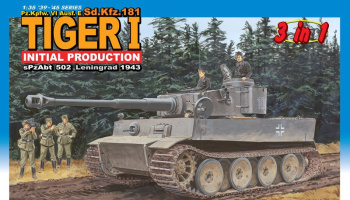 Model Kit tank 6252 - SD.KFZ.181 TIGER I INITIAL TYP (1:35) - Dragon