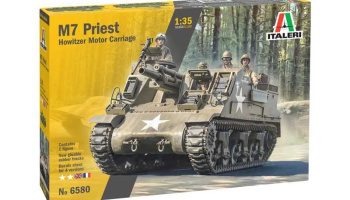 M7 Priest (1:35) Model Kit tank 6580 - Italeri