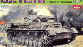 Model Kit tank 6976 - Pz.Kpfw.IV Ausf.D DAK (PREMIUM) (1:35) - Dragon