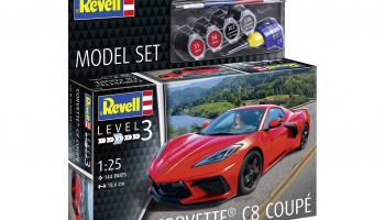 ModelSet auto 67714 - Corvette C8 Coupé (1:24) - Revell