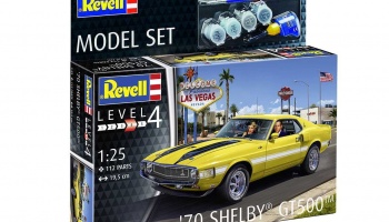 ModelSet auto 67729 - '70 Shelby Mustang GT500 (1:25) - Revell