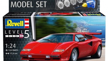 ModelSet auto 67730 - Lamborghini Countach LP500S (1:24) - Revell