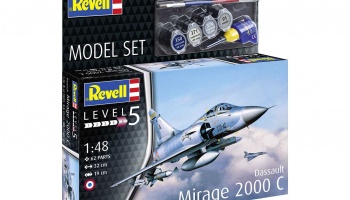 ModelSet letadlo 63813 - Dassault Mirage 2000C (1:48) - Revell