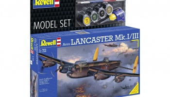 ModelSet letadlo 64300 - Avro Lancaster Mk.I/III (1:72) - Revell