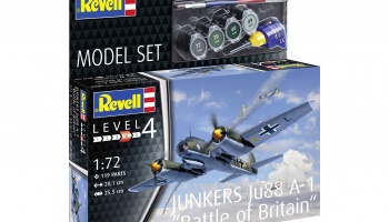 ModelSet letadlo 64972 - Junkers Ju88 A-1 "Battle of Britain" (1:72) - Revell