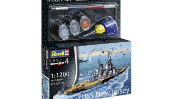 ModelSet loď 65183 - Battleship USS New Jersey (1:1200) - Revell